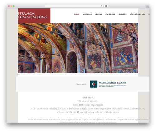 Flatco top WordPress theme - etruscaconventions.com