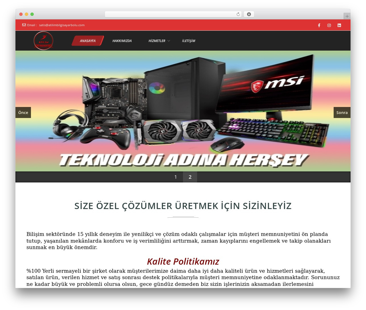 Frontech WordPress theme - atilimbilgisayarbolu.com Frontech WordPress theme - atilimbilgisayarbolu.com