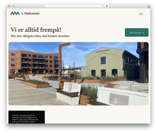 Mint Theme WordPress theme design - amarkussen.no