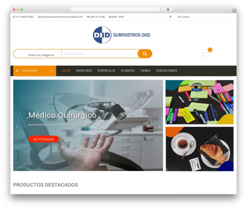 Multicommerce WordPress theme - suministrosdhd.com
