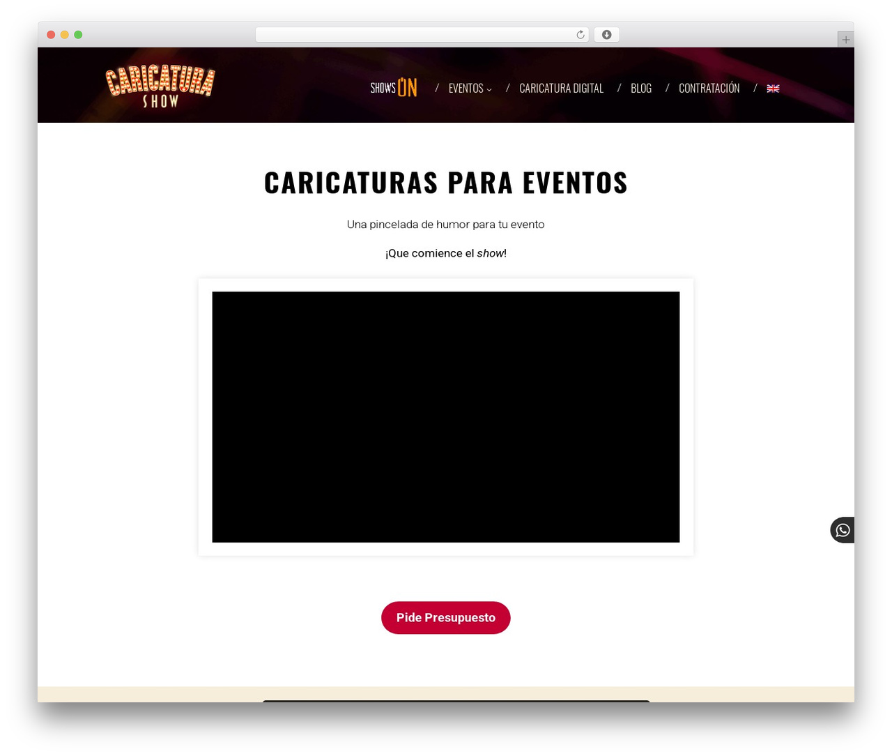 Optimizer PRO WordPress theme - caricaturashow.com