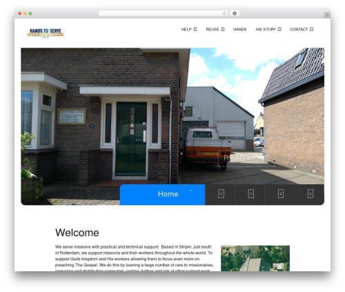 Protean WordPress theme - handstoserve.eu