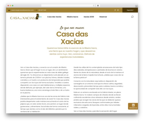 SetSail theme WordPress - casadasxacias.com