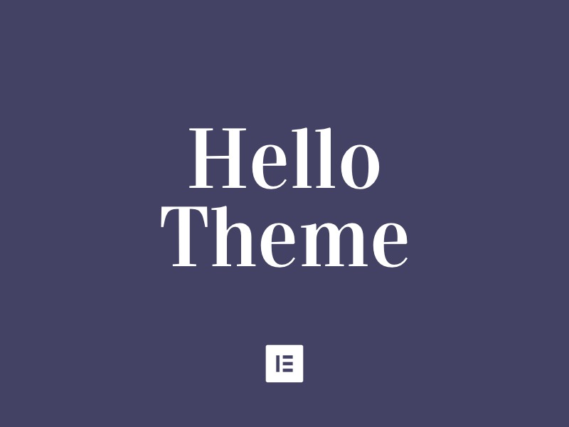 Theme WordPress Hello Theme
