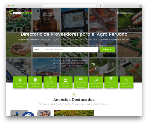 Theme WordPress Listingpro - diproagro.pe