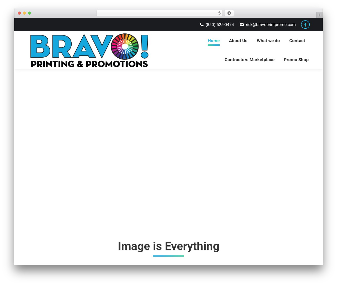 The7 WordPress theme - bravoprintpromo.com