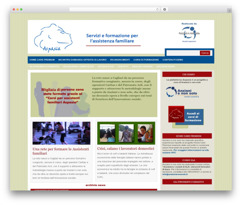 Theme WordPress ThunderBolt - equalaspasia.it/platform