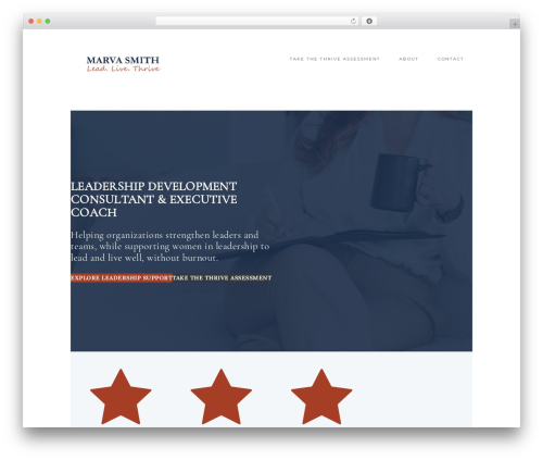 WordPress theme Refined Theme - marvasmith.com