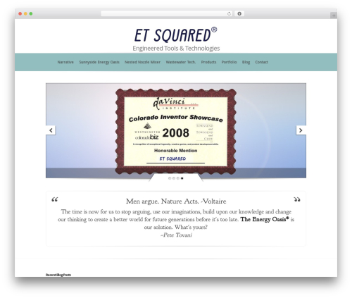 WP theme Evolution - etsquared.com