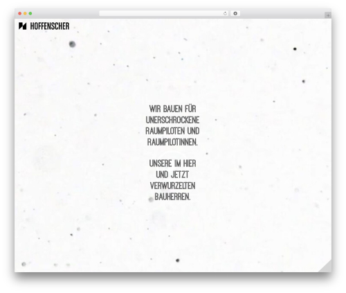 wtp WordPress theme - hoffenscher.com