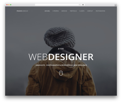 Xone WordPress website theme - francklebegue.com
