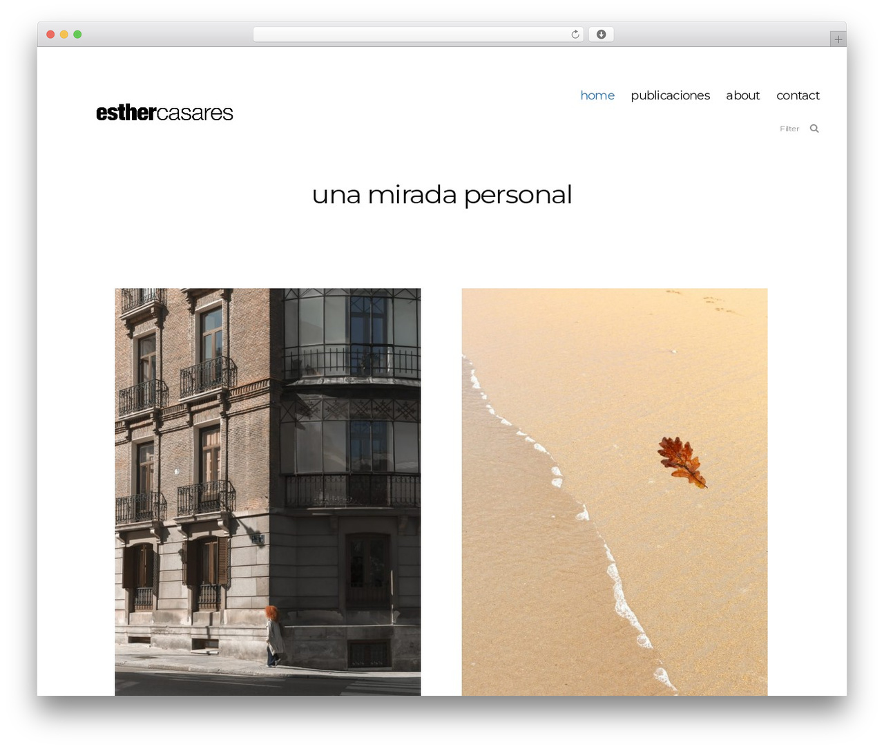 Avoc top WordPress theme - esthercasares.com