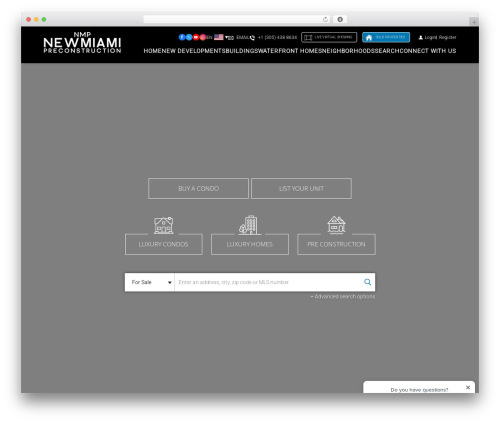 Builder CMS WordPress theme - newmiamipreconstruction.com
