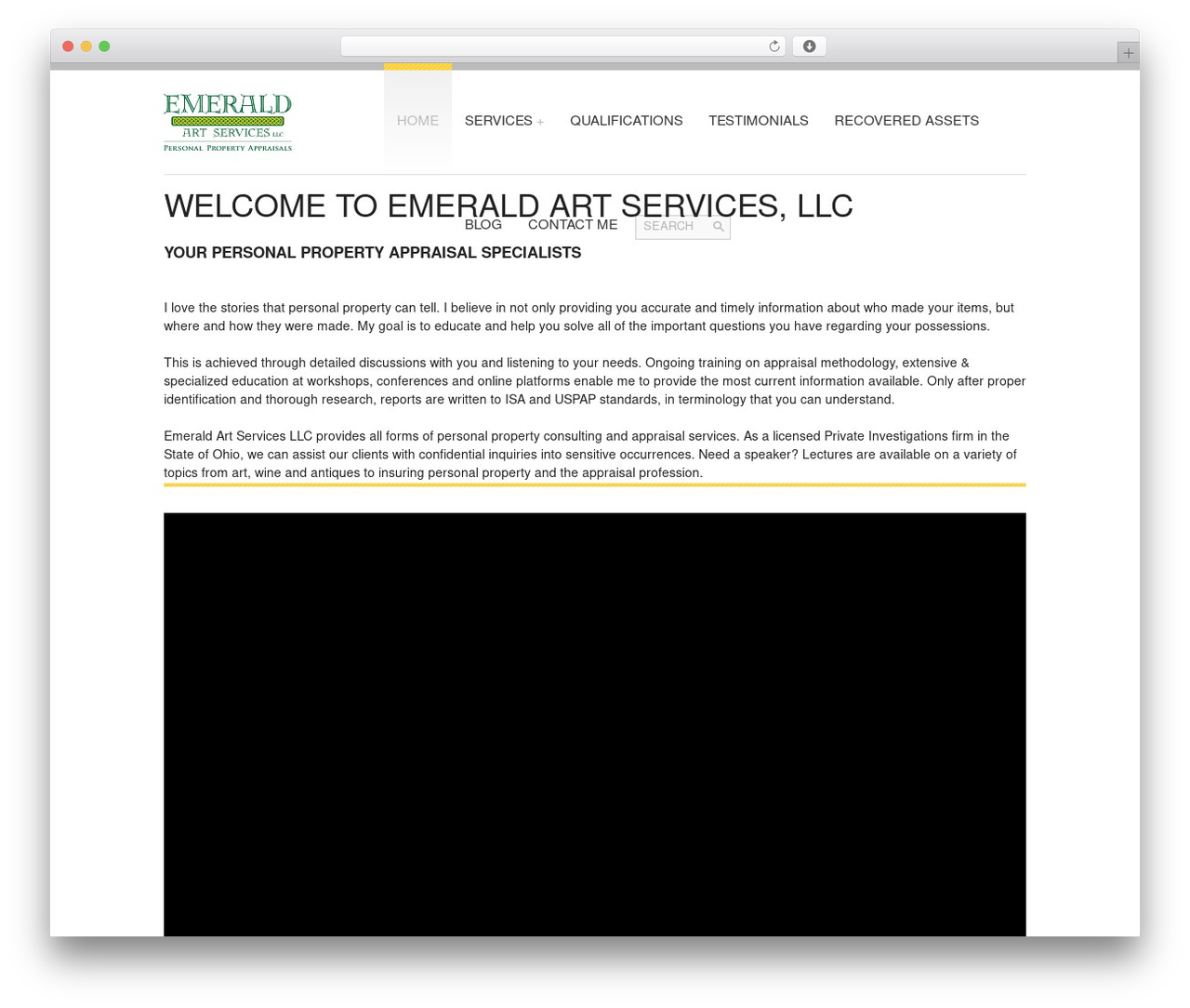 CleanGold WordPress theme - emeraldartservices.com CleanGold WordPress theme - emeraldartservices.com