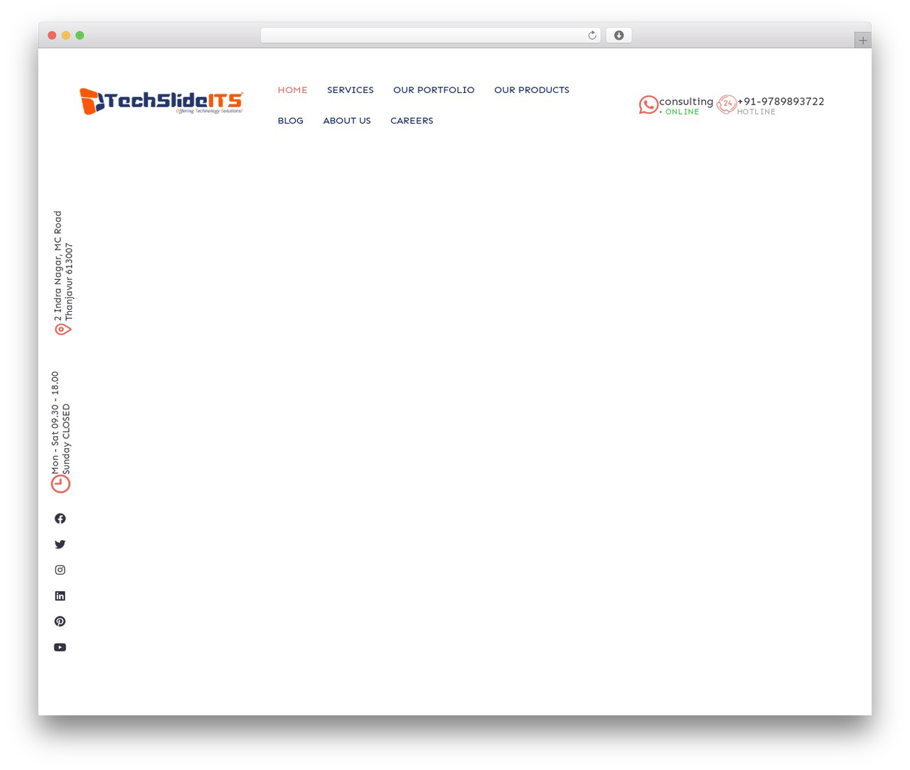 Consulting WordPress theme - techslideitsolutions.com Consulting WordPress theme - techslideitsolutions.com