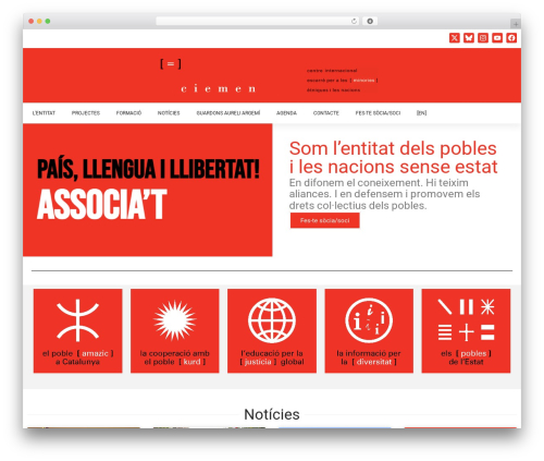 DAB WordPress website theme - ciemen.cat DAB WordPress website theme - ciemen.cat