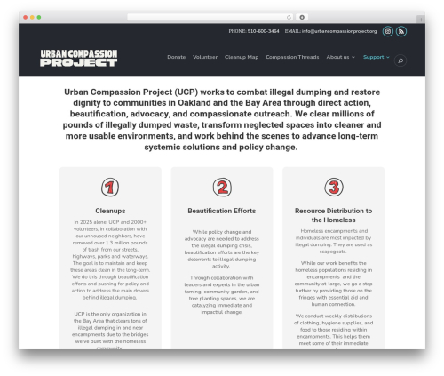 Divi WordPress theme - urbancompassionproject.org