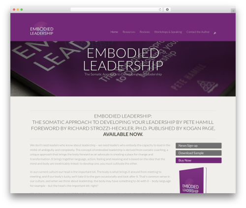 ELITE-WP WordPress theme - embodiedleadership.net