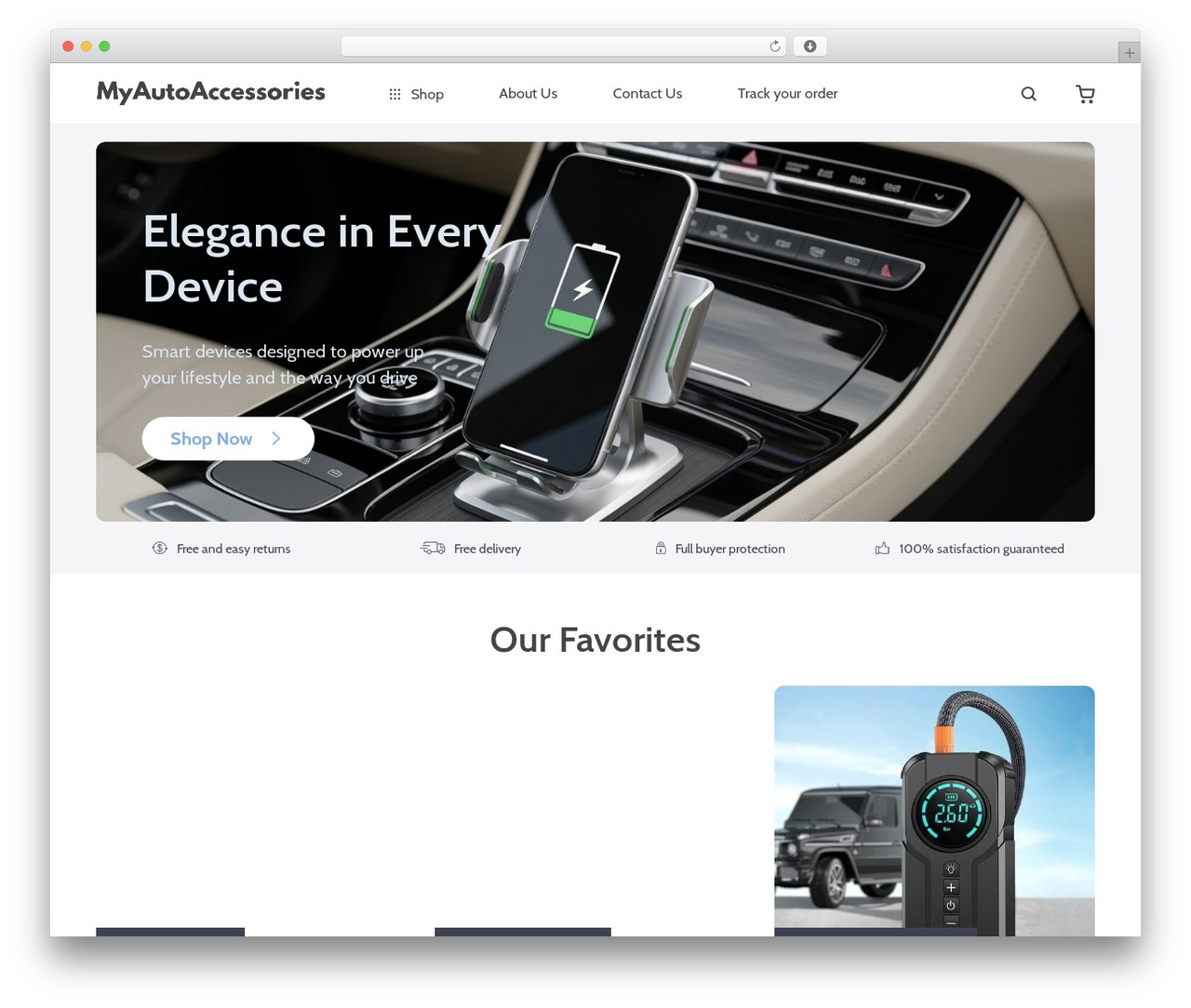 Frida theme WordPress - myautoaccessories.com