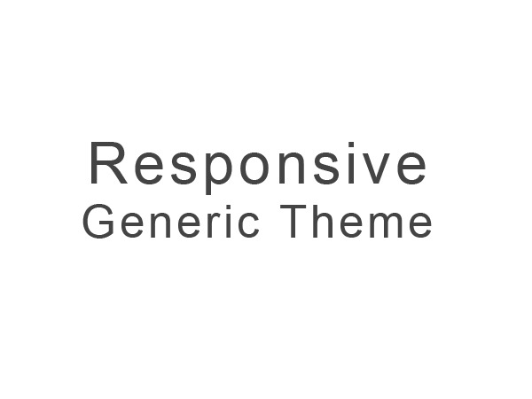 Generic Theme Responsive WordPress theme Generic Theme Responsive WordPress theme