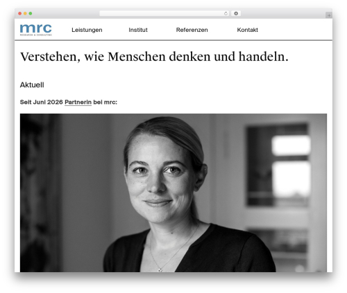 MRC WordPress theme - mrc.ch