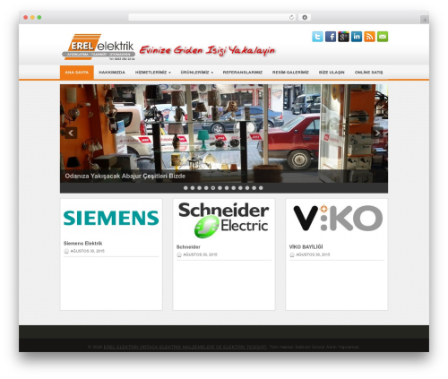 Slated WP theme - erelelektrik.net