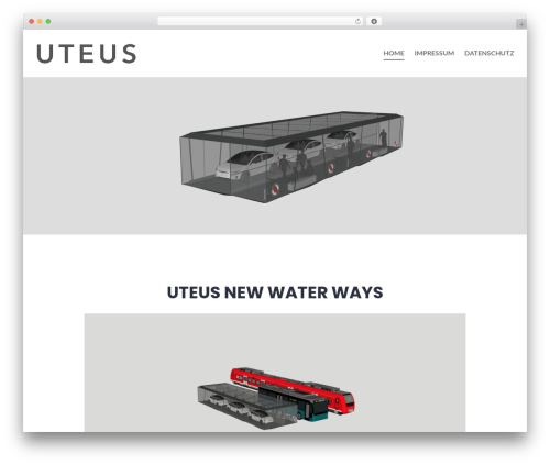 Stackable theme WordPress free - uteus.com
