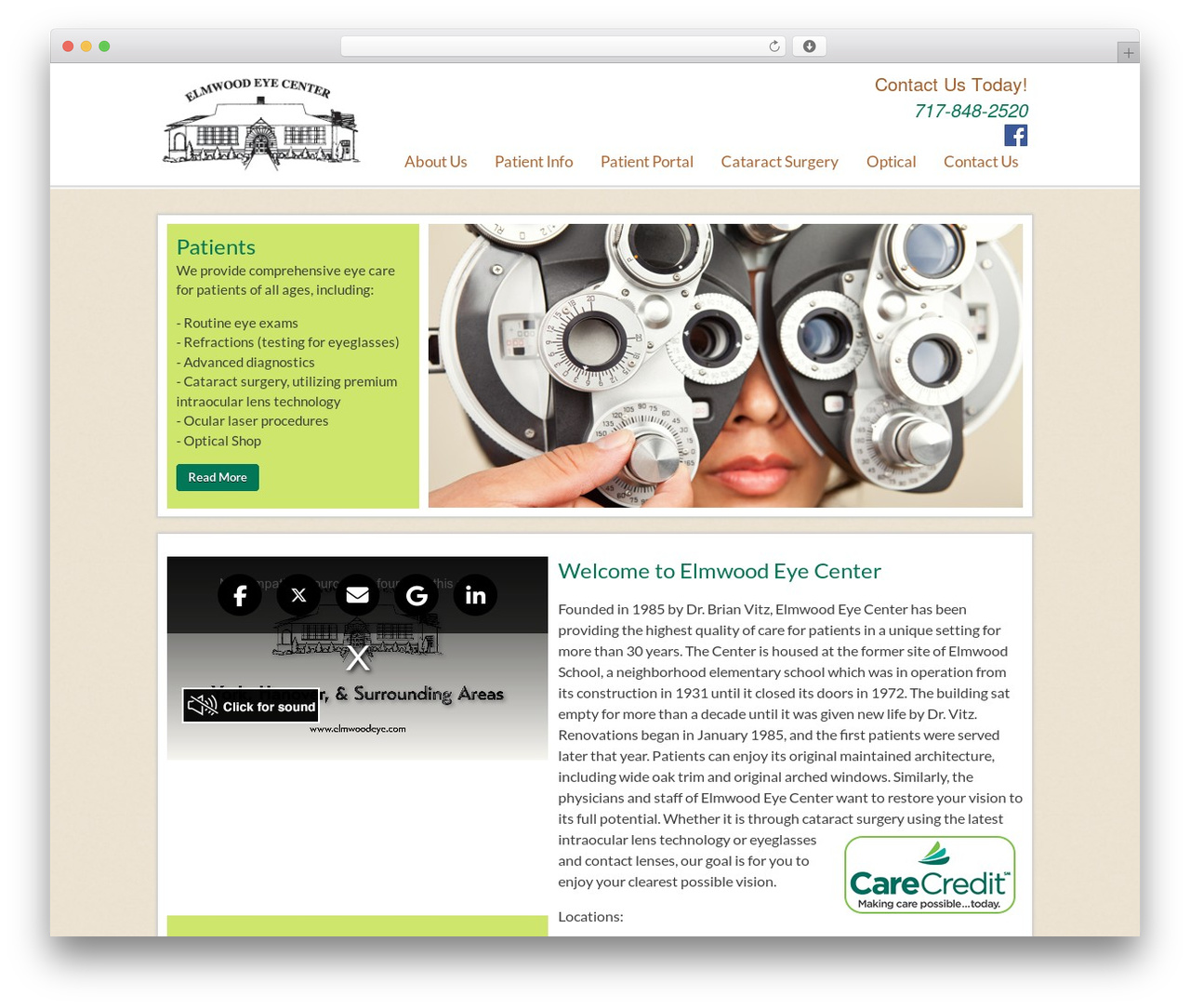 Standard Theme WordPress theme - elmwoodeye.com