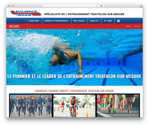 Stark WordPress Theme WordPress theme design - endurancetrainingconcept.com
