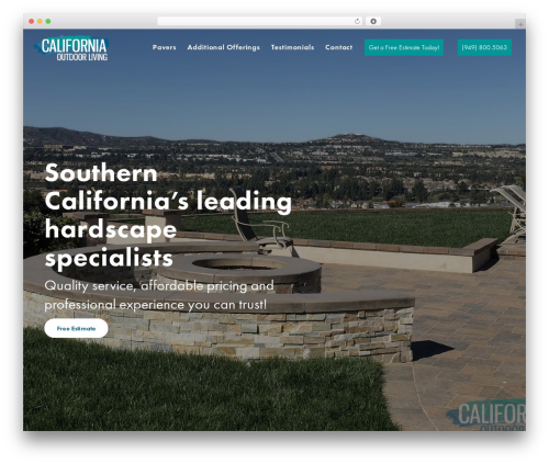 Theme WordPress Enfold - californiaoutdoorliving.com