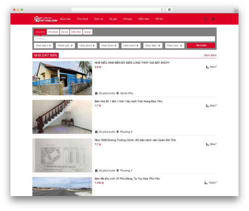 Theme WordPress Will Group - batdongsantuyhoa.com
