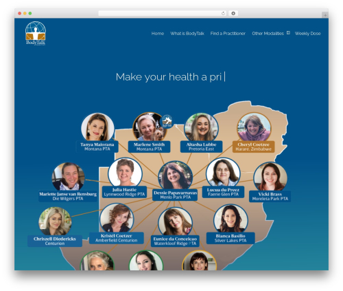 Vital WordPress theme - bodytalkhealth.co.za