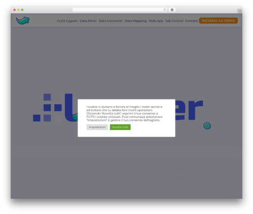 WordPress theme Logwer - logwer.com