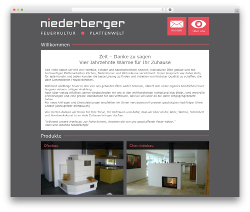 WordPress theme SML Theme - niederberger-ofenbau.ch