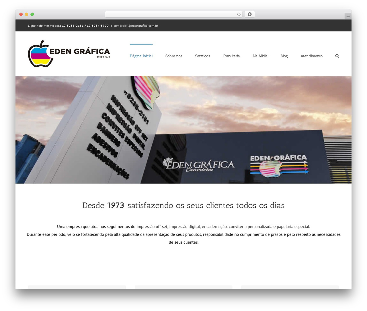 Avada theme WordPress - edengrafica.com.br
