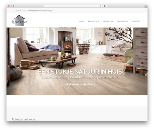 Best WordPress theme Vision WP - endemawoninginrichting.nl