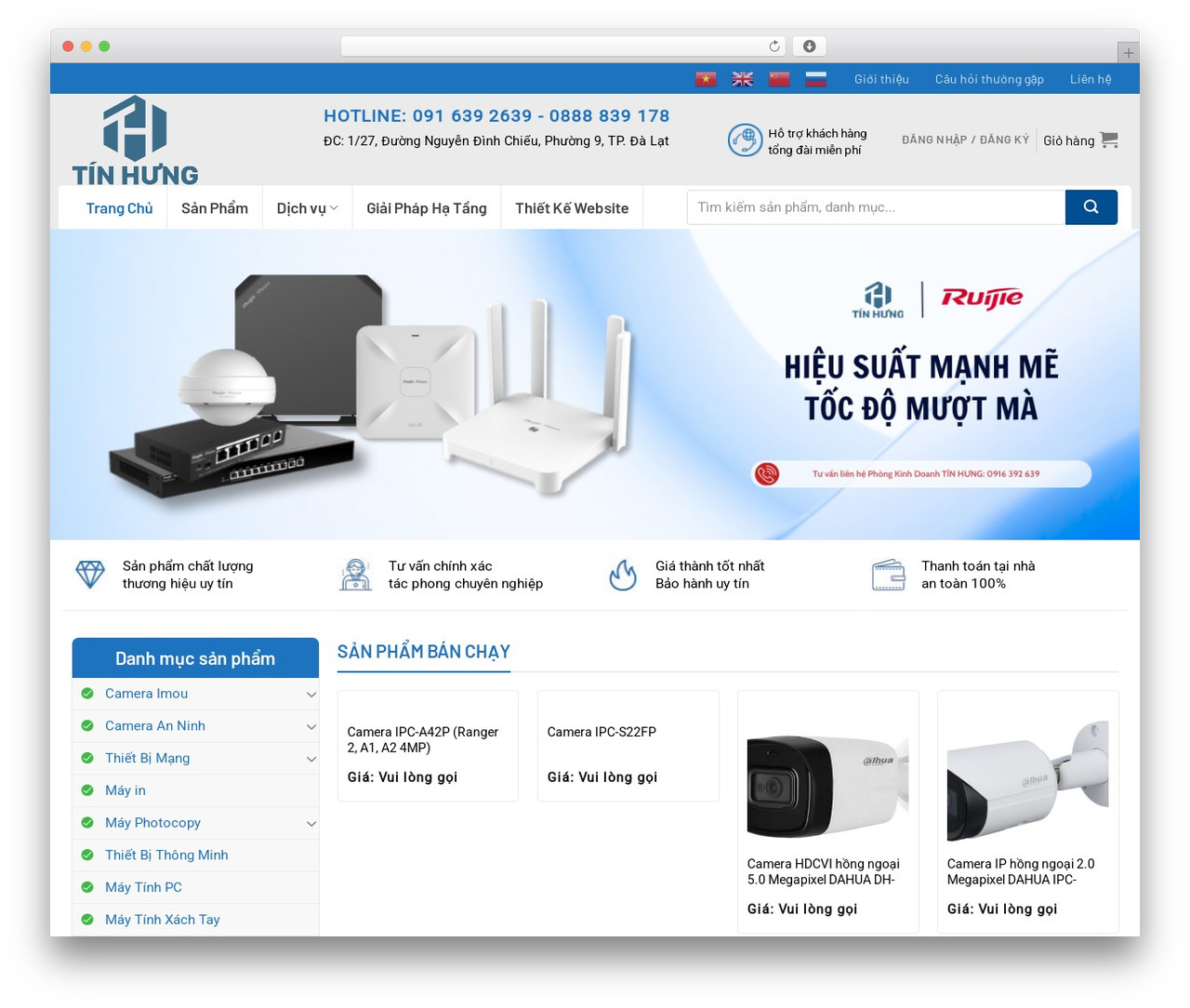 Camera WordPress theme - tinhungdl.vn