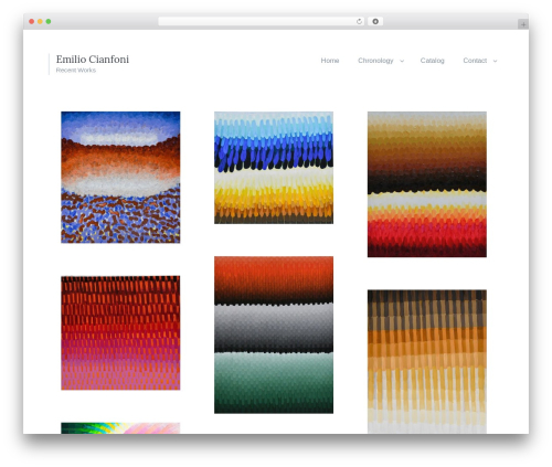 Candid WordPress theme - emiliocianfoni.com