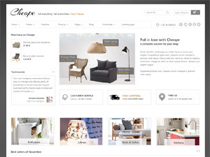 Cheope WordPress ecommerce theme by Your Inspiration Themes