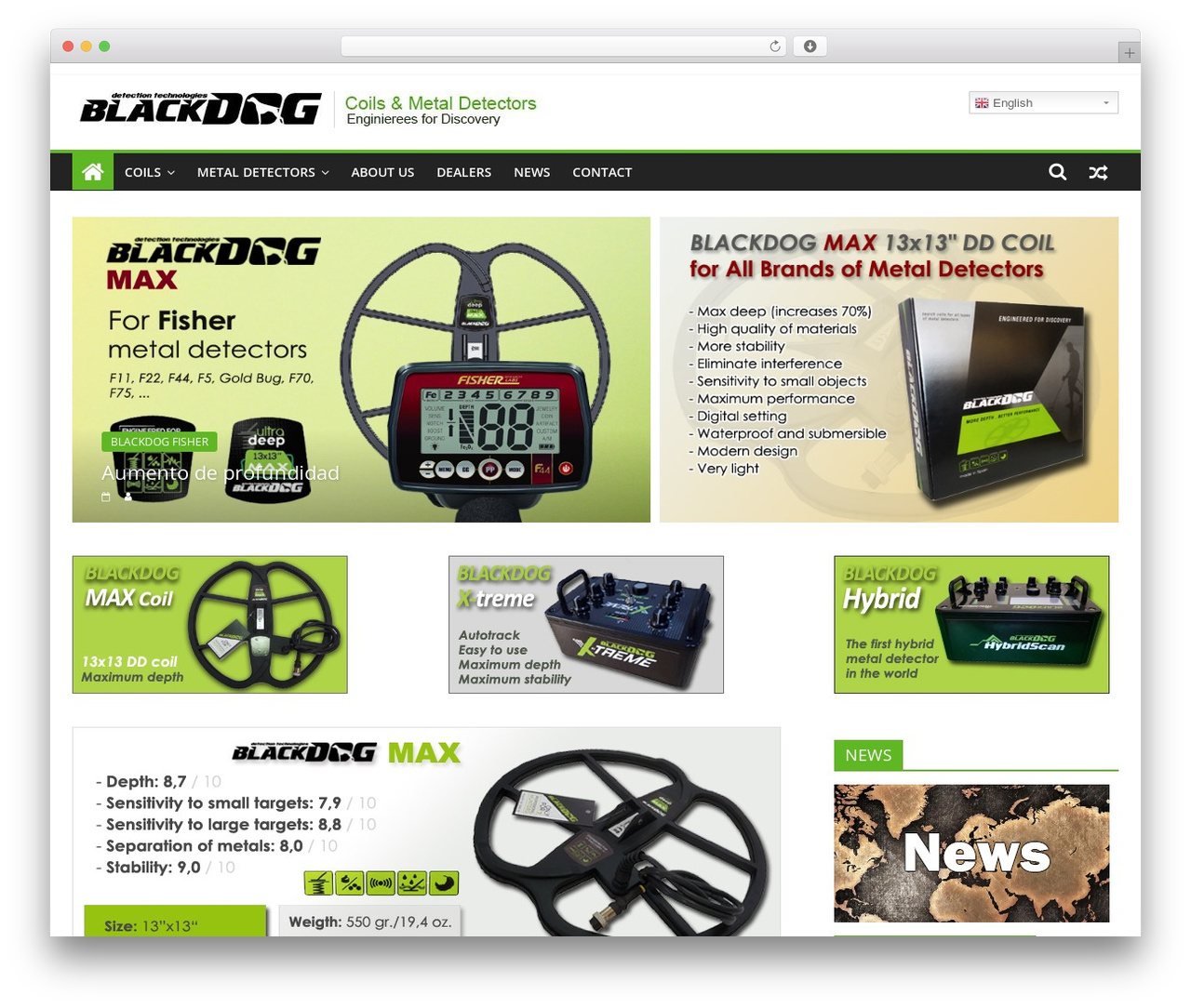 ColorMag WordPress theme - blackdogcoils.com