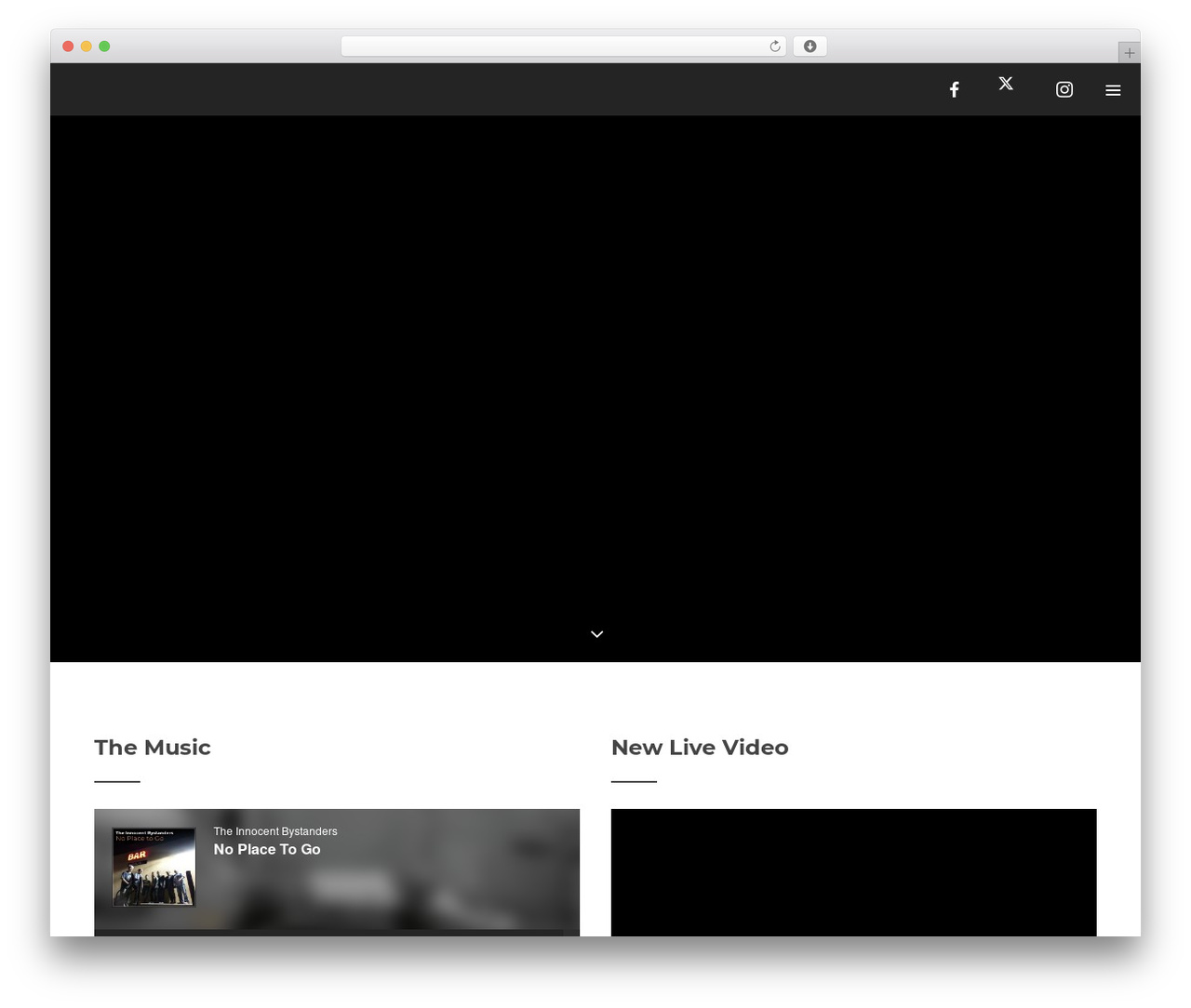 Decibel theme WordPress - theinnocentbystanders.com