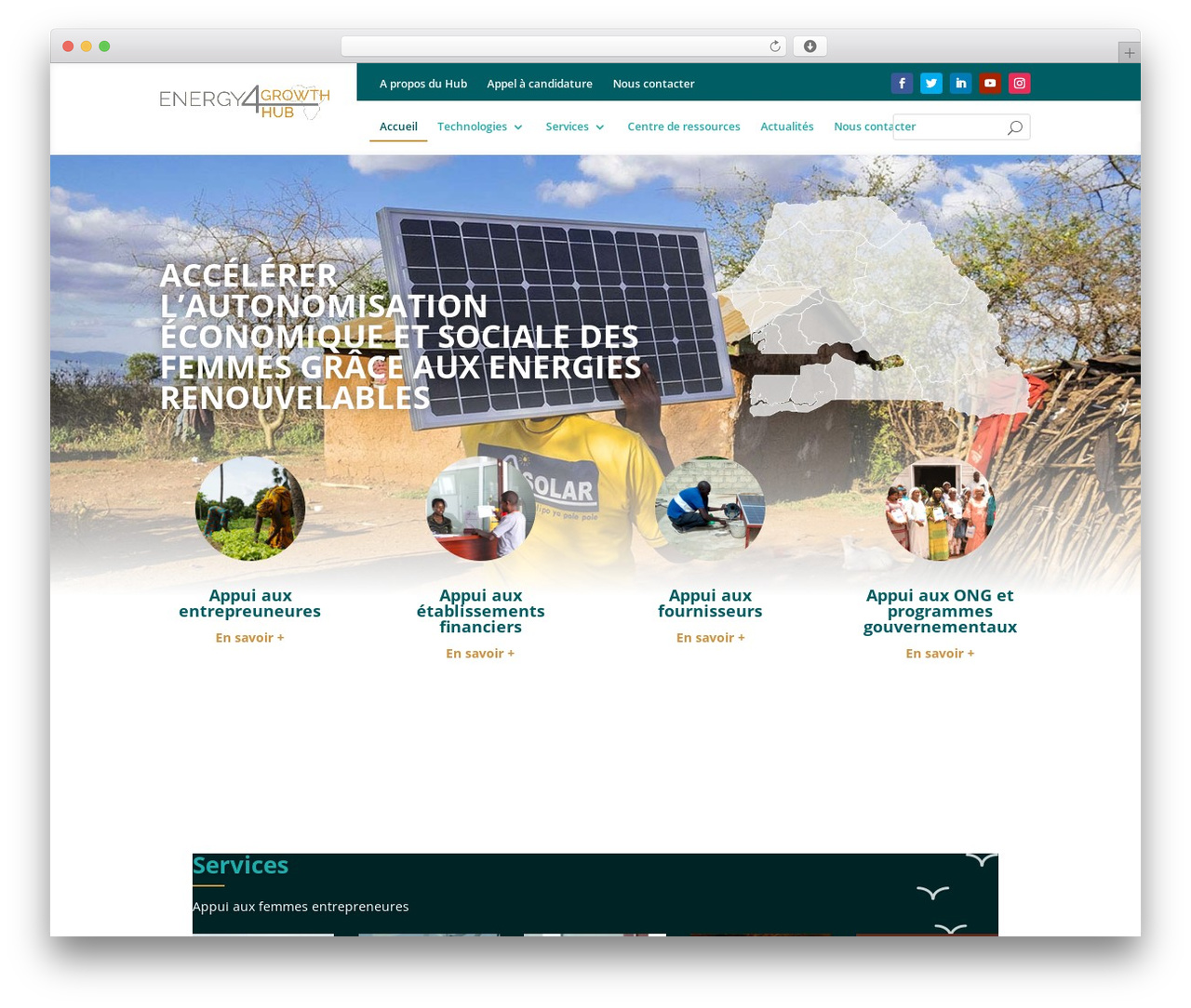 Divi theme WordPress - energy4growthhub.com