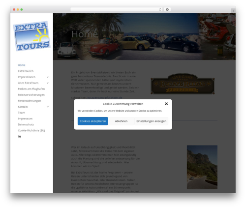 Divi WordPress theme - events-reisen.de