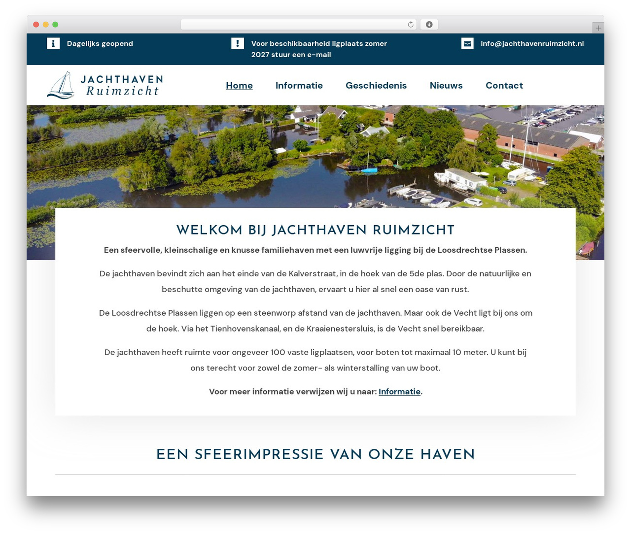 Divi WordPress theme - jachthavenruimzicht.nl