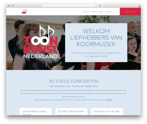 Divi WordPress theme - toonkunstnederland.nl