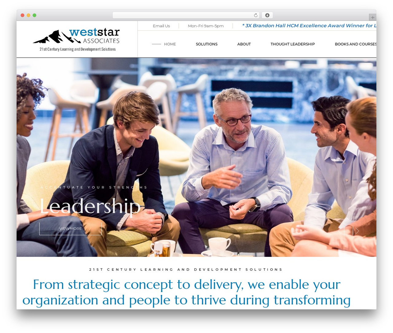 Halstein theme WordPress - weststarassociates.com