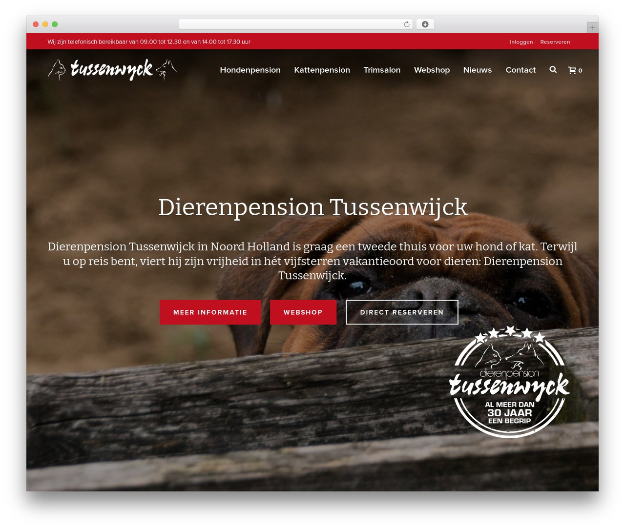 Jupiter WordPress theme - dierenpensiontussenwijck.nl