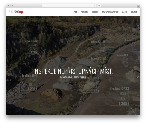 North WordPress theme - easymap.cz