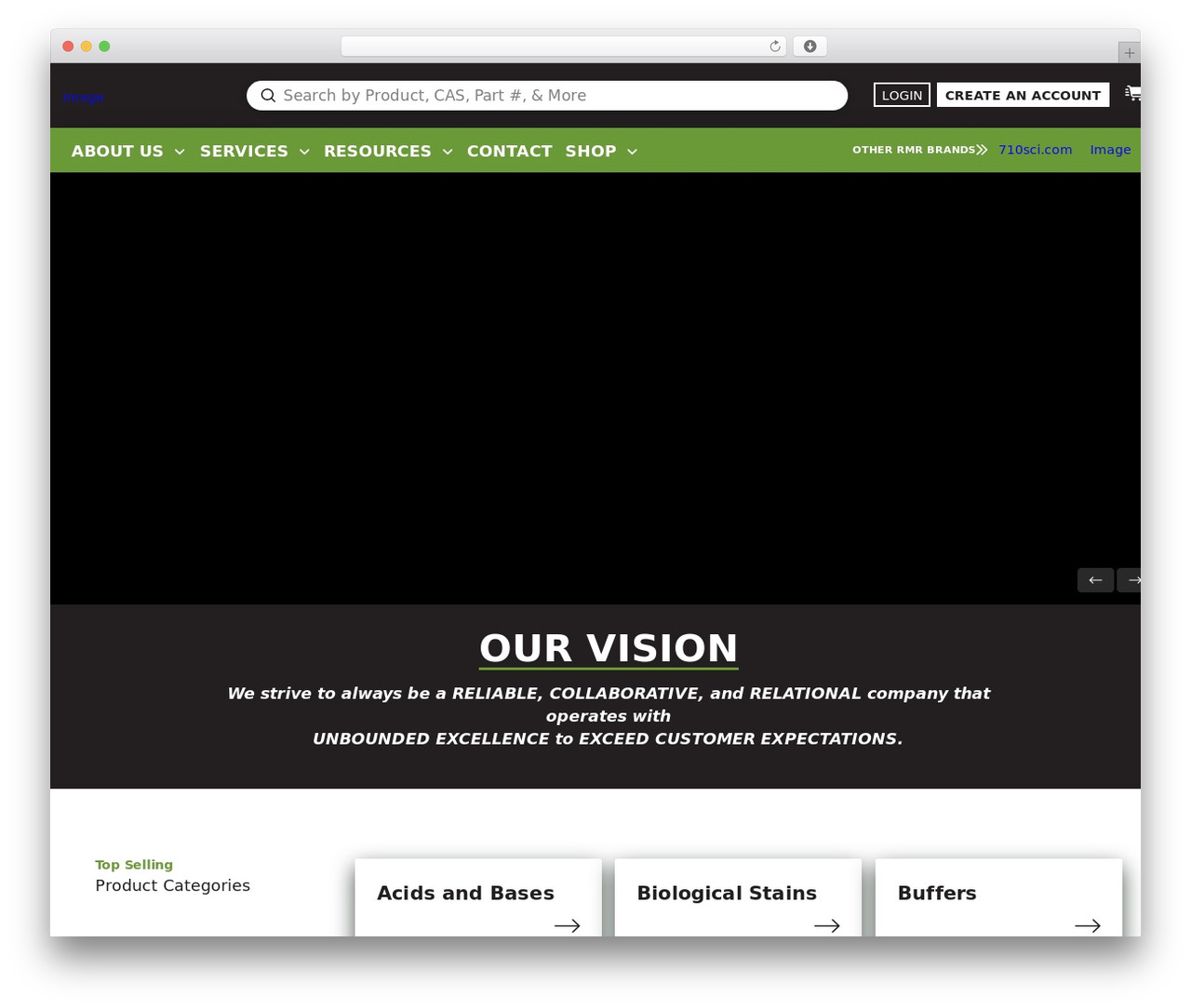 Pro WordPress theme - rmreagents.com