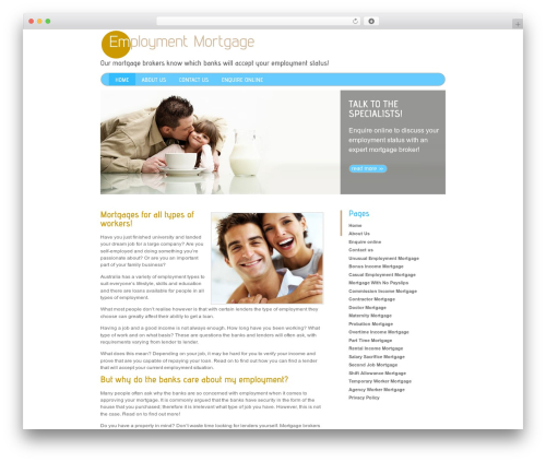 Solutions WordPress theme - employmentmortgage.com.au